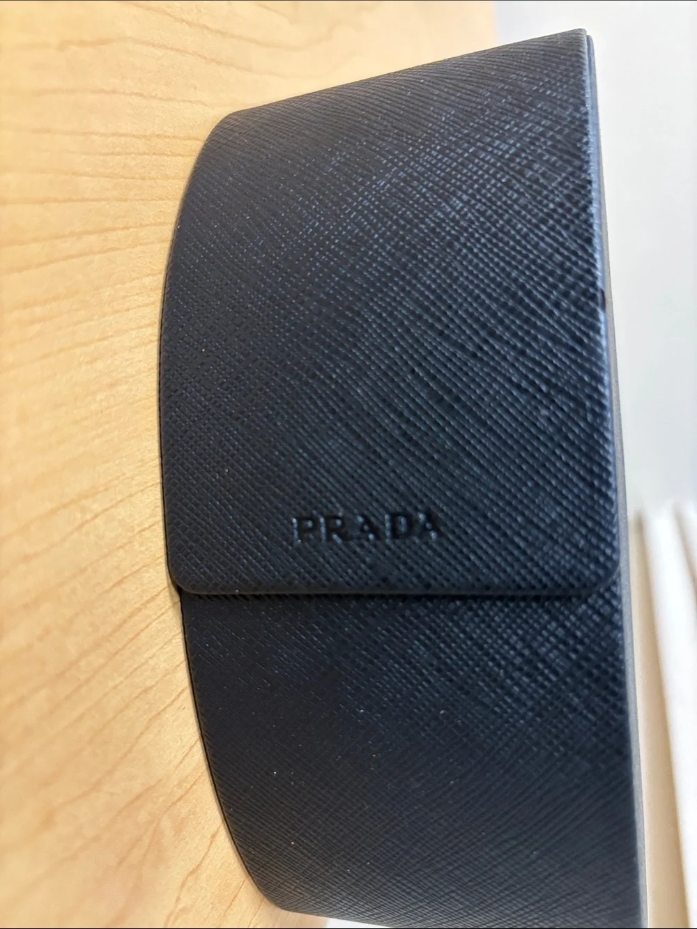 Prada Women's Gold Metal Frame Glasses with Clear Lenses
